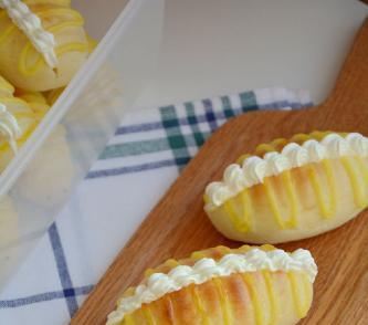 奶油小麵包成品圖